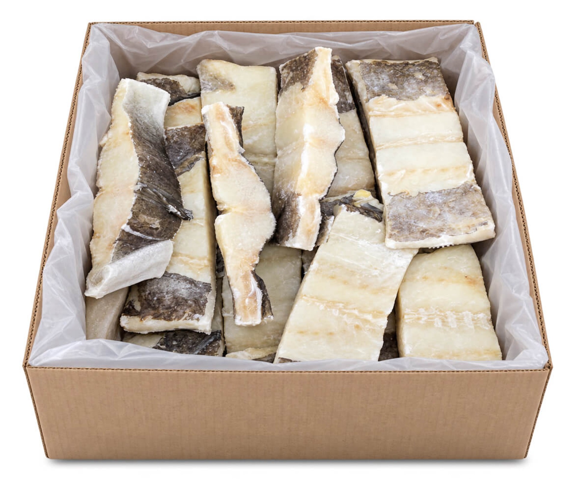 Bacalhau Demolhado Posta c/ Lombo Congelado Constantinos Cx 10 kg