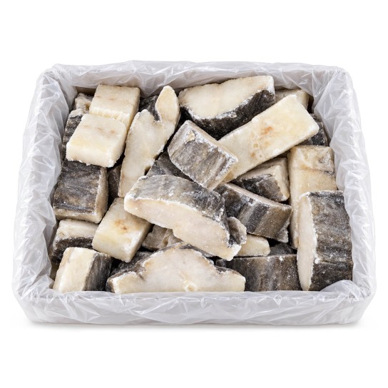 Bacalhau Demolhado Lombo 300/400 g Congelado Constantinos Cx 10 kg Bacalhau Demolhado Lombo 300/400 g Congelado Constantinos Cx 10 kg