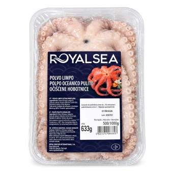 Polvo 500/1000 g Congelado Royalsea Cx +/- 7,5 kg
