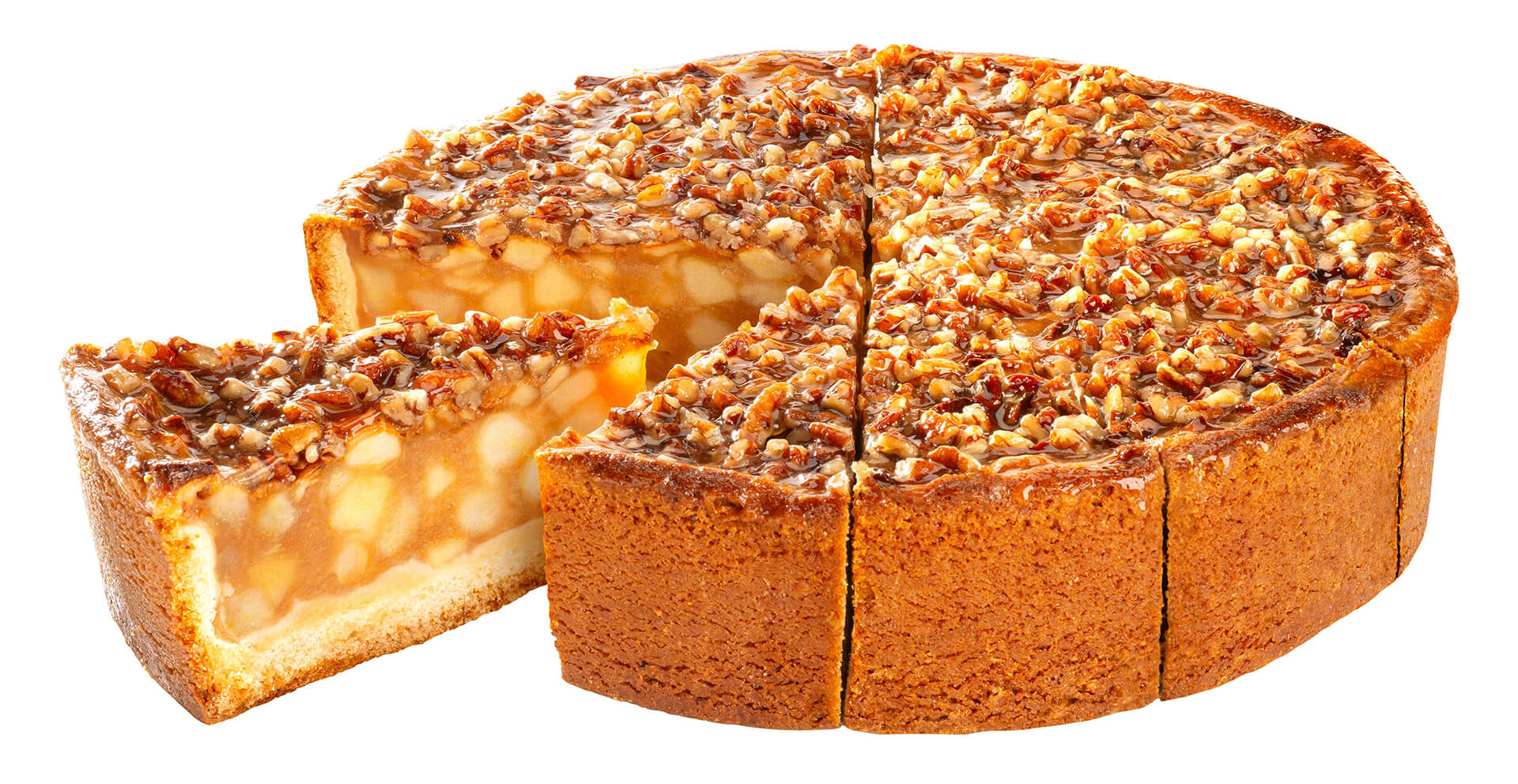 Tarte Ma��/Nozes Pecan Congelada Baker & Baker Cx 2,5 kg